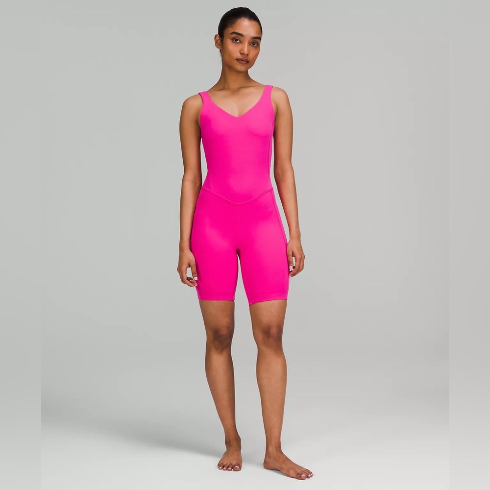 lululemon Align Bodysuit 8” in Sonic Pink